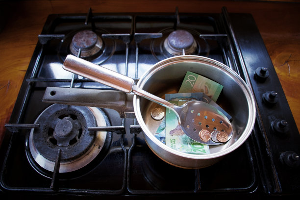 烹饪一餐的成本概念(新西兰元)图片下载