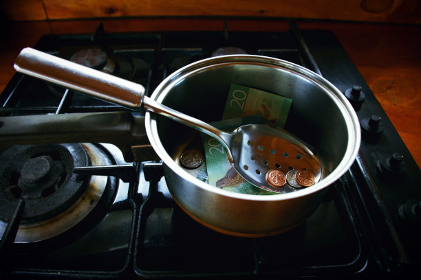 烹饪一餐的成本概念(新西兰元)图片下载