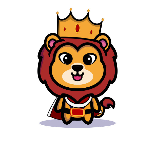 狮子可爱卡通图片下载