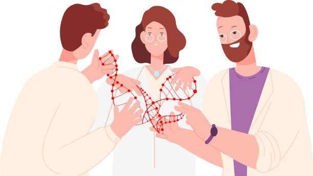 科学团队解开DNA螺旋人类基因组图片下载