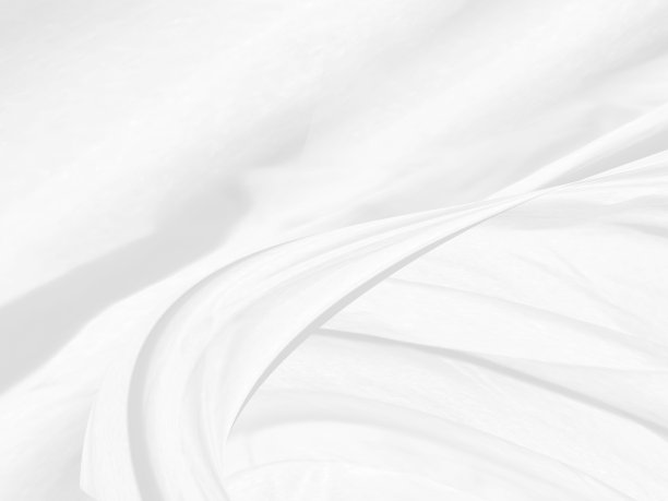 美丽平滑的曲线，白色和灰色的抽象柔软的织物形状装饰时尚的纺织背景图片下载