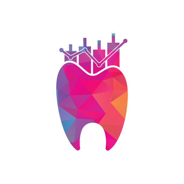 牙医金融图标标志概念。图片下载