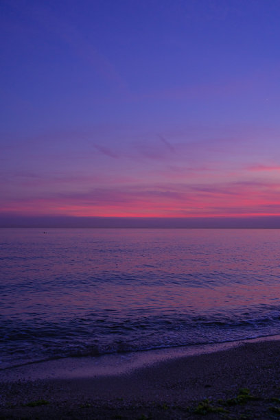日落的海洋图片下载