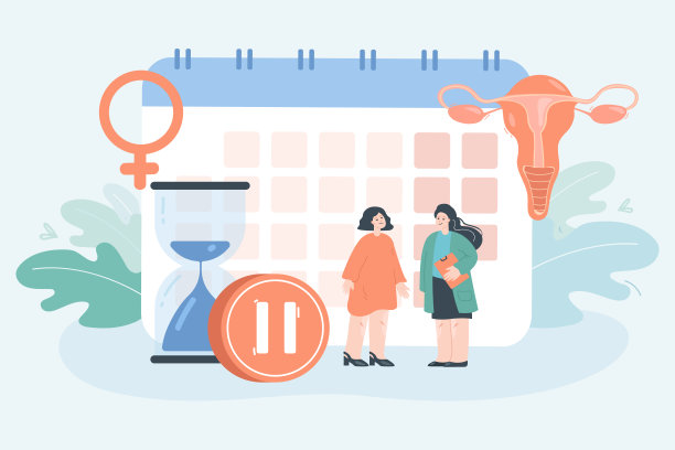 日历背景中有妇科医生的小女人图片下载