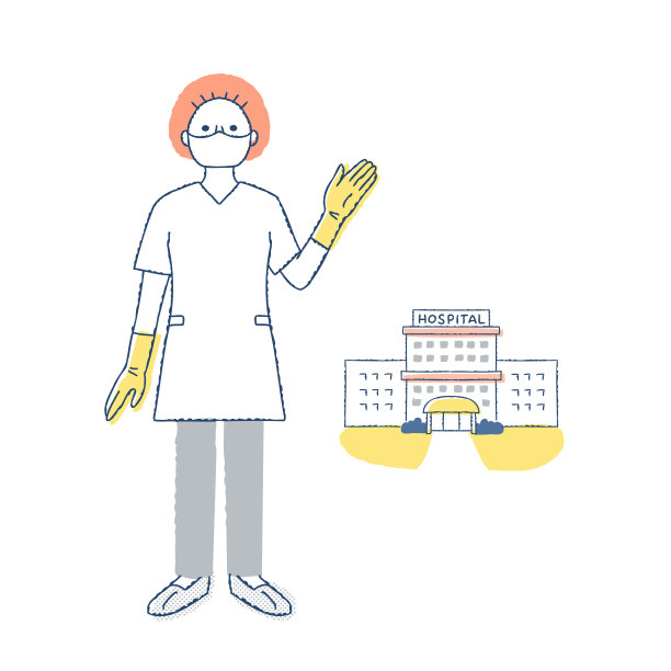 穿着手术服的外科医生和医院图片下载