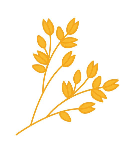 Oat发芽图标。矢量图图片下载