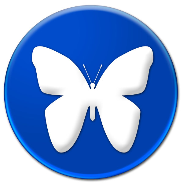 蝴蝶标志图片下载