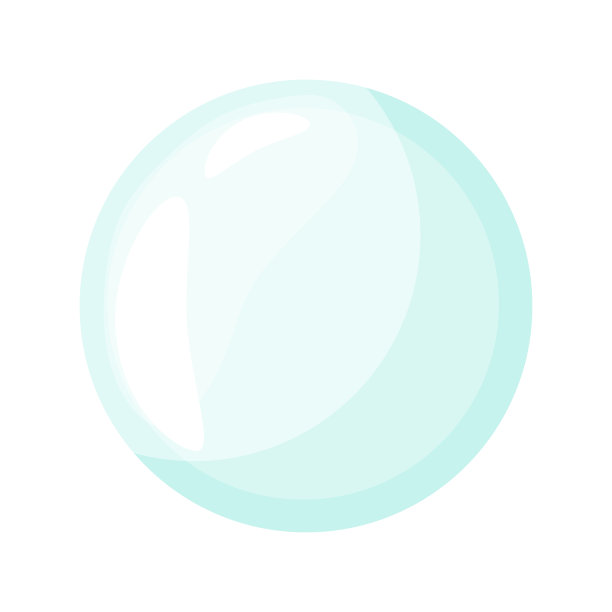 空气泡沫。气球在水里。不同大小的肥皂泡。矢量插图孤立在白色背景上。图片下载