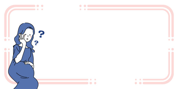 孕妇问题标题框架图片下载