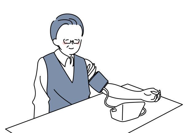 男子测血压图片下载