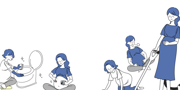 孕期生活的标题框架图片下载