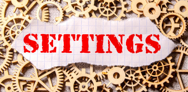 屏幕上光标突出显示的设置选项图片下载