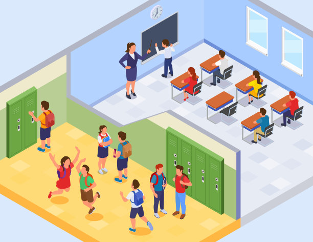 教室是等距结构图片下载