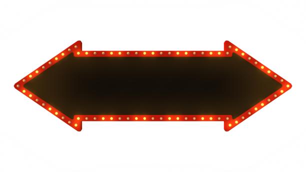 箭头框架和金色轻多边形风格在白色背景。三维渲染图片下载