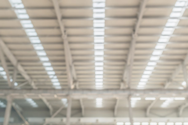 巨大的钢结构体育场的屋顶图片下载