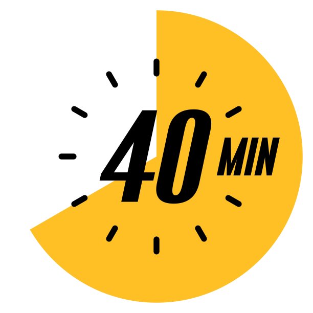 计时器，时钟符号，时间概念，图解矢量，40分钟计时器。图片下载