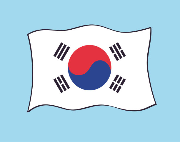 韩国国旗图标图片下载
