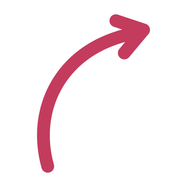 曲线箭头的插图图片下载