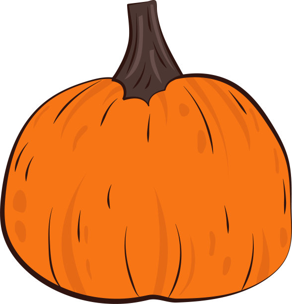 秋季万圣节南瓜插画图片下载