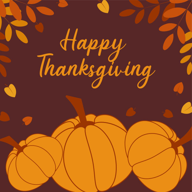 感恩节海报、横幅图片下载