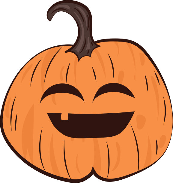 秋季万圣节南瓜插画图片下载