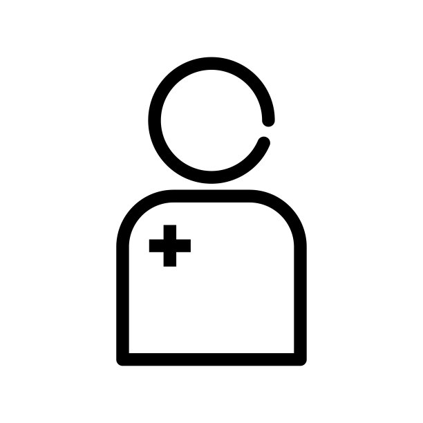 插图矢量图形的医生图标模板设计图片下载