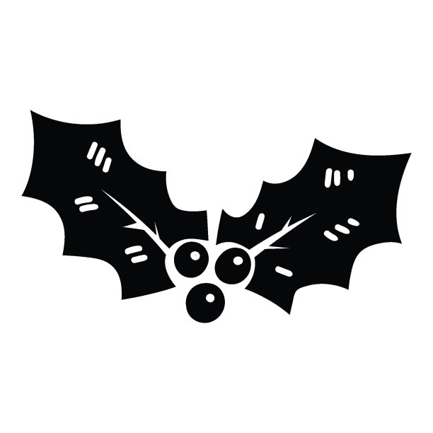 圣诞冬青叶子和红色浆果图片下载