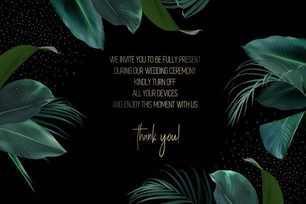 热带优雅的框架由异国情调的翡翠树叶排列。设计矢量。图片下载