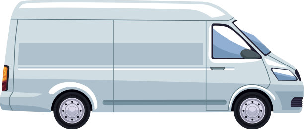 白色货车模型图片下载