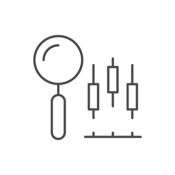 财务检查线轮廓图标图片下载