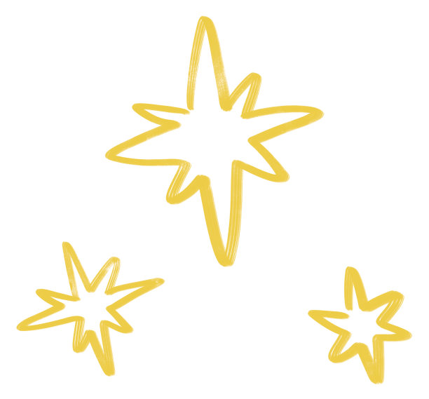 星星涂鸦写意素描素描形状形成抽象元素的夜空闪耀艺术图片下载