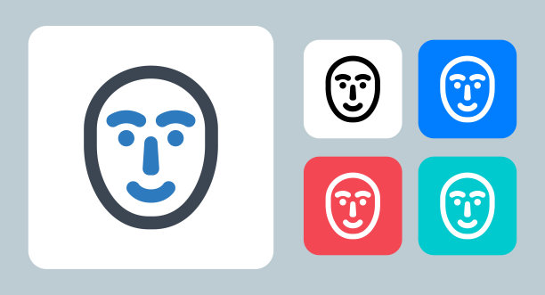 面膜图标-矢量插图。脸，面具，嘉年华，头，男人，阿凡达，人，男性，土著，快乐，标志，符号，平面，图标。图片下载