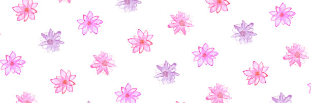 开花水彩模式。春天的花在树枝上盛开。美丽的图片下载