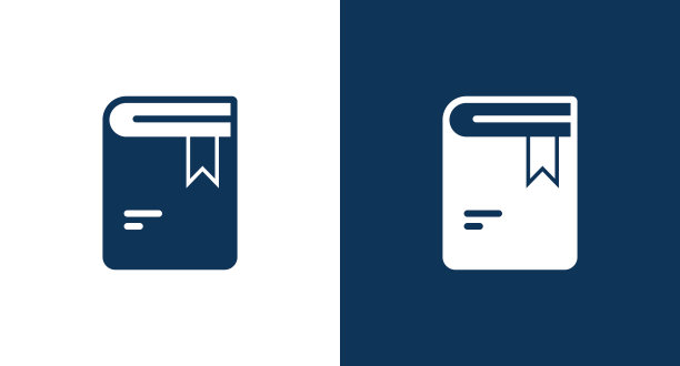 网页和手机的图书图标图片下载