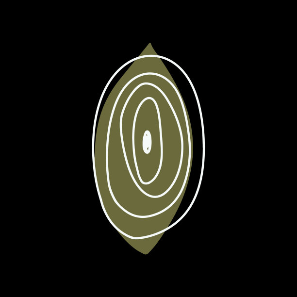 秋叶图标矢量插图。手绘的彩色设计。孤立的图形图片下载