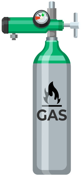 高汽缸，装有燃料的罐体，储存气体。装有液化压缩物质的金属罐图片下载