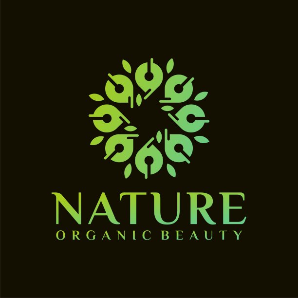 自然美容及spa标志设计图片下载