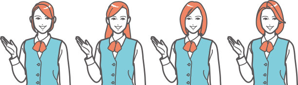 女商人:穿着制服进行参观的女商人图片下载