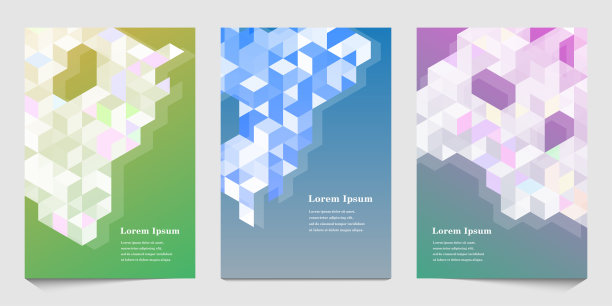 摘要无缝线三角形，几何背景，多边形图案集，网络概念图片下载