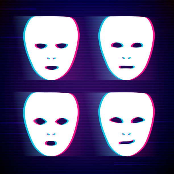 矢量插图的黑客标志模板。图片下载