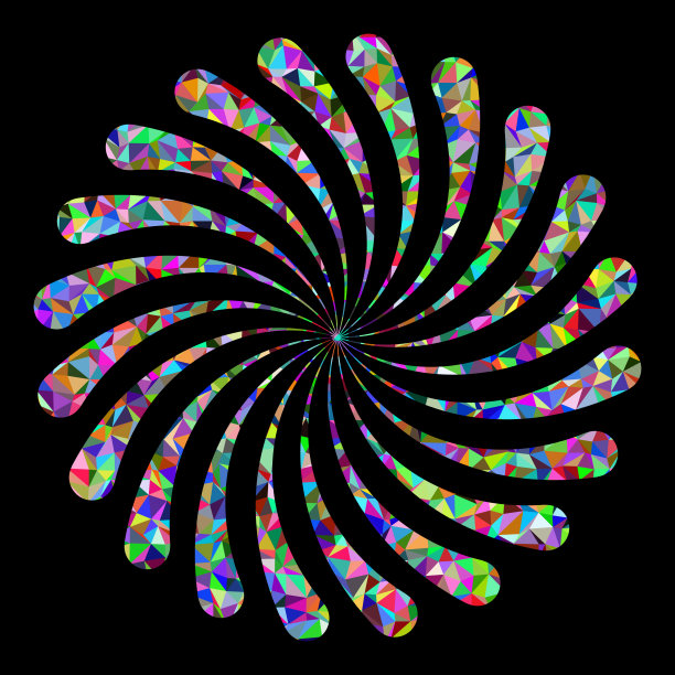 五彩缤纷的曲线。图片下载