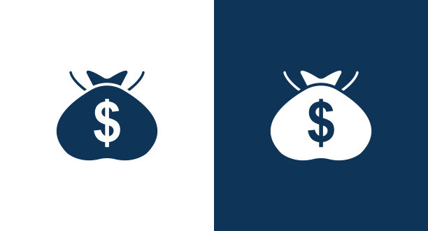 网络和手机的钱袋图标图片下载