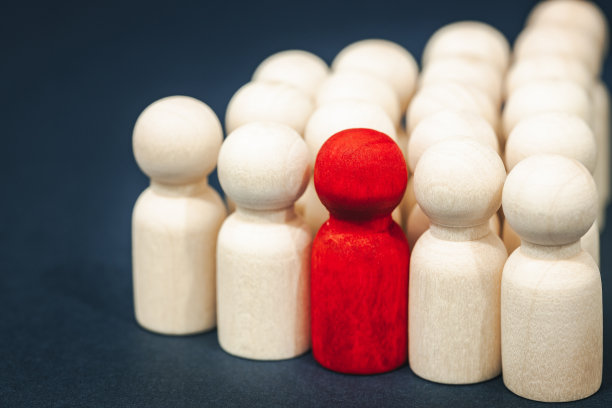 在危机中管理公司，围绕领导者，负责任的企业管理，信任和团队合作，理念，跟随领导者，图片下载