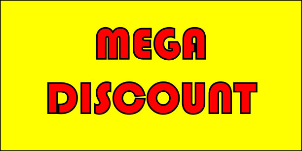 产品折扣。黄色标牌上写着红色的“特价”图片下载