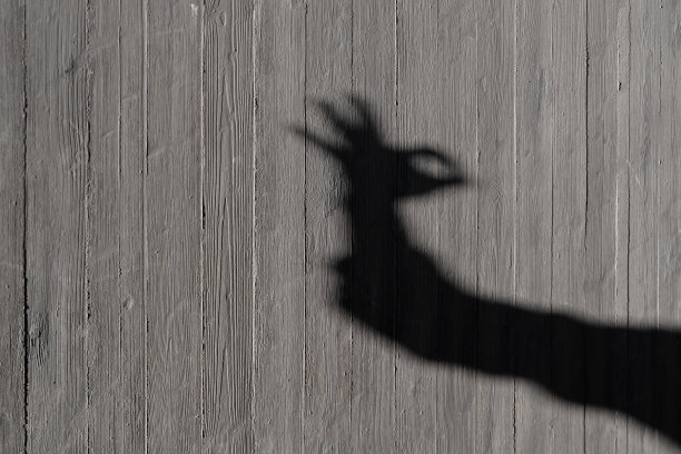 阴影在墙上的效果图片下载