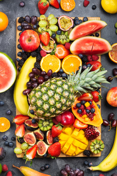 彩虹美味的水果图片下载