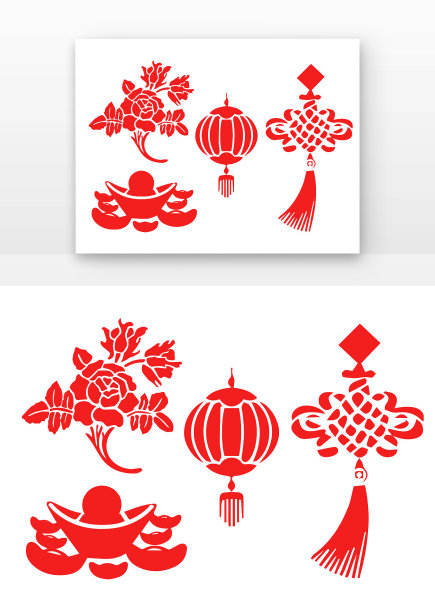 新年剪纸图片下载