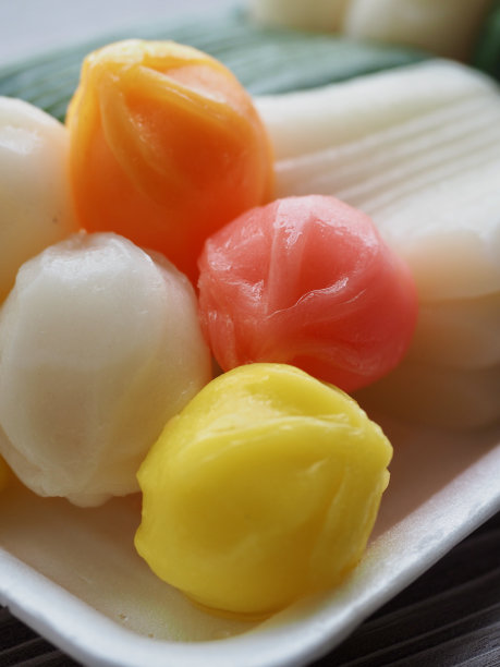 韩国传统食品，各种年糕图片下载