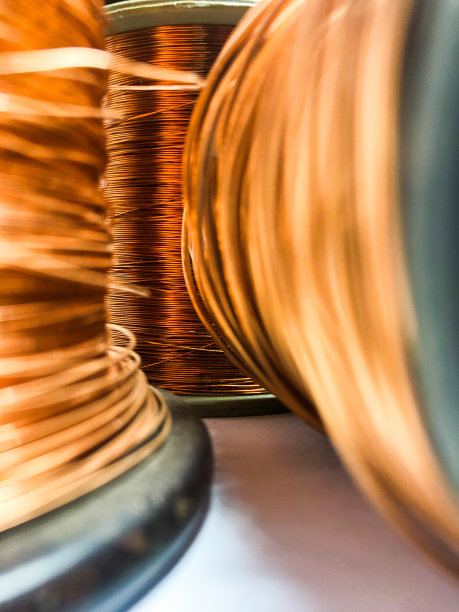 选择聚焦铜线材图片下载