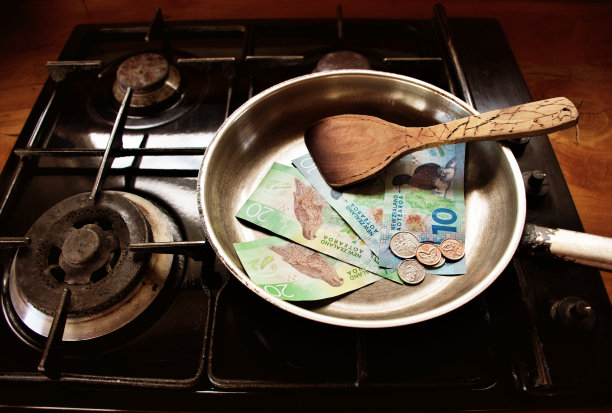 烹饪一餐的成本概念(新西兰元)图片下载